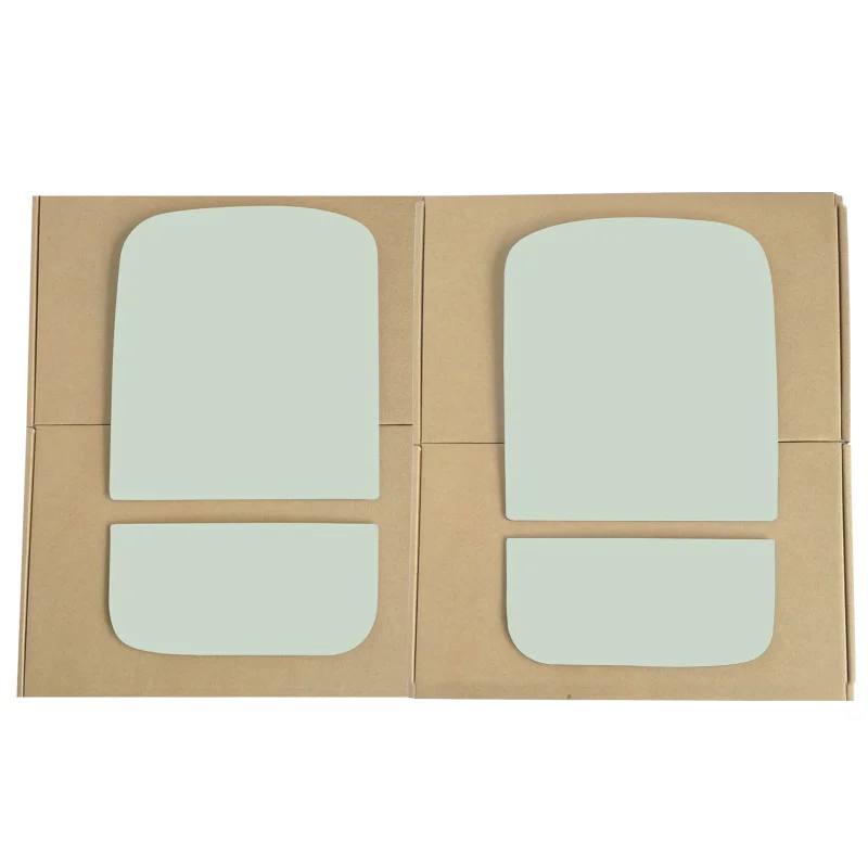 WLLW a pair of Towing Mirror Glass for Cadillac Escalade/Chevy Avalanche Blazer Escalade Silverado Suburban Tahoe/ GMC Jimmy Sierra Yukon, Driver Left/Passenger Righ/The Both Sides Upper&Lower D-0008