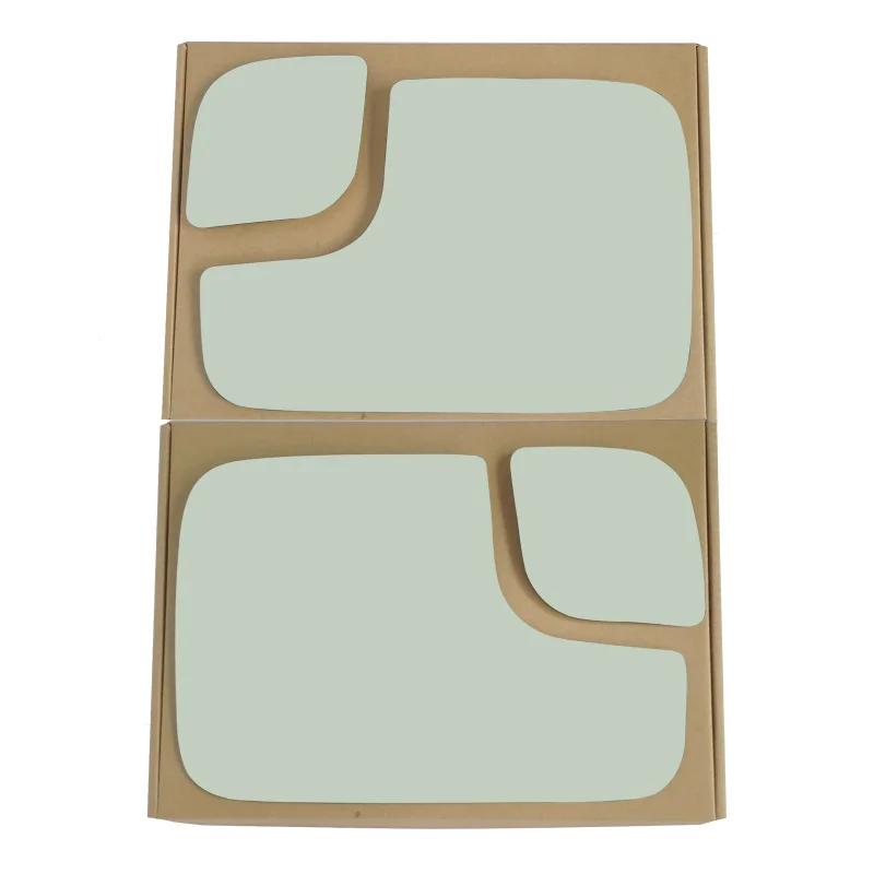 WLLW a pair of Towing Mirror Glass Replace for 1994-2009 Dodge Ram 1500 2500 3500, Driver Left Side LH/Passenger Right Side RH/The Both Sides Upper&Lower Flat Convex D-0014