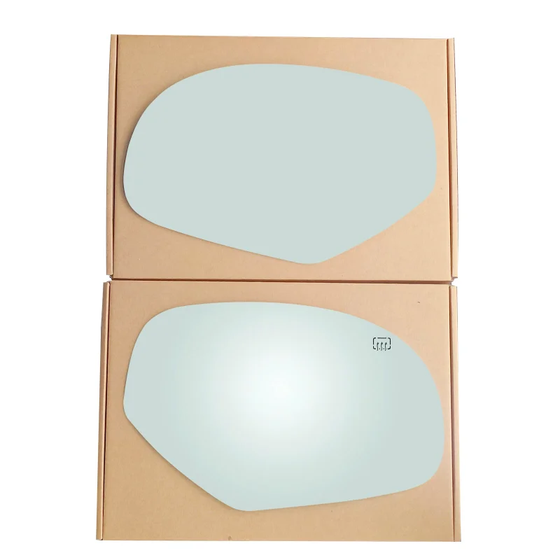 WLLW Replace Mirror Glass for 07-14 Cadillac Escalade/07-14 Chevrolet Avalanche Silverado Suburban Tahoe/07-14 GMC Sierra Yukon, Driver Left LH/Passenger Side RH/The Both Sides Flat Convex M-0024