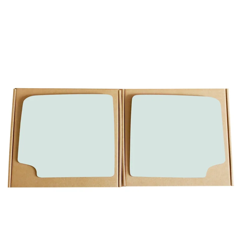 WLLW Upper Towing Mirror Glass Replace for Cadillac Escalade/ Chevrolet Avalanche Blazer Silverado Suburban Tahoe/ GMC Jimmy Sierra Yukon, Driver Left /Passenger Right /The Both Sides Flat M-0019