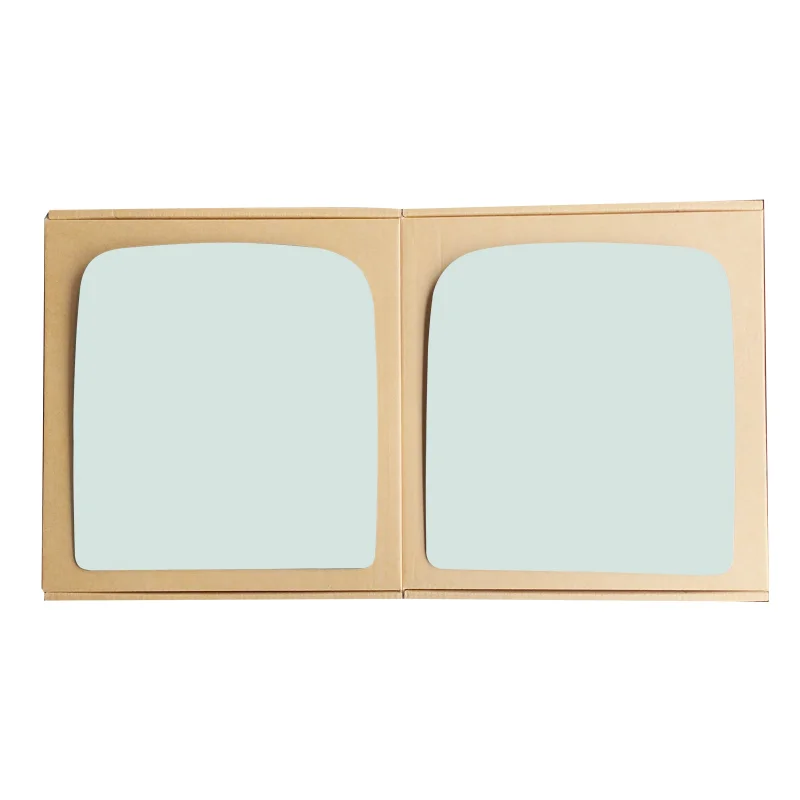 WLLW Upper Towing Replacement Mirror Glass for 2010-2023 Dodge Ram Pickup Full Size, Driver Left Side LH/Passenger Right Side RH/The Both Sides Flat M-0006