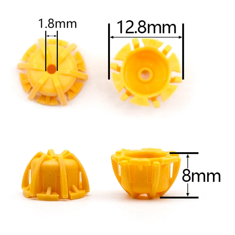 Fuel injector Pintle Cap Plastic Part for BMW/Denso Fuel Injector Repair Kit, Size: 12.8×1.8x8mm PS-31020