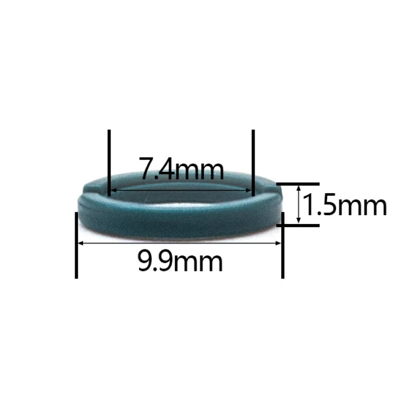 Fuel Injector Plastic Seals Washer Plastic Part for Toyota/Ford Car Fuel Injector Repair Kit, Size: 9.9×7.4×1.5mm PS-32001