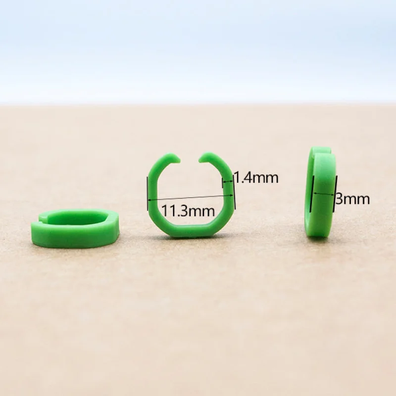 Fuel Injector Washer Spacer Clip Plastic Part for Nissan Car Fuel Injector Repair Kit, Size: 11.3×1.4x3mm PS-32003