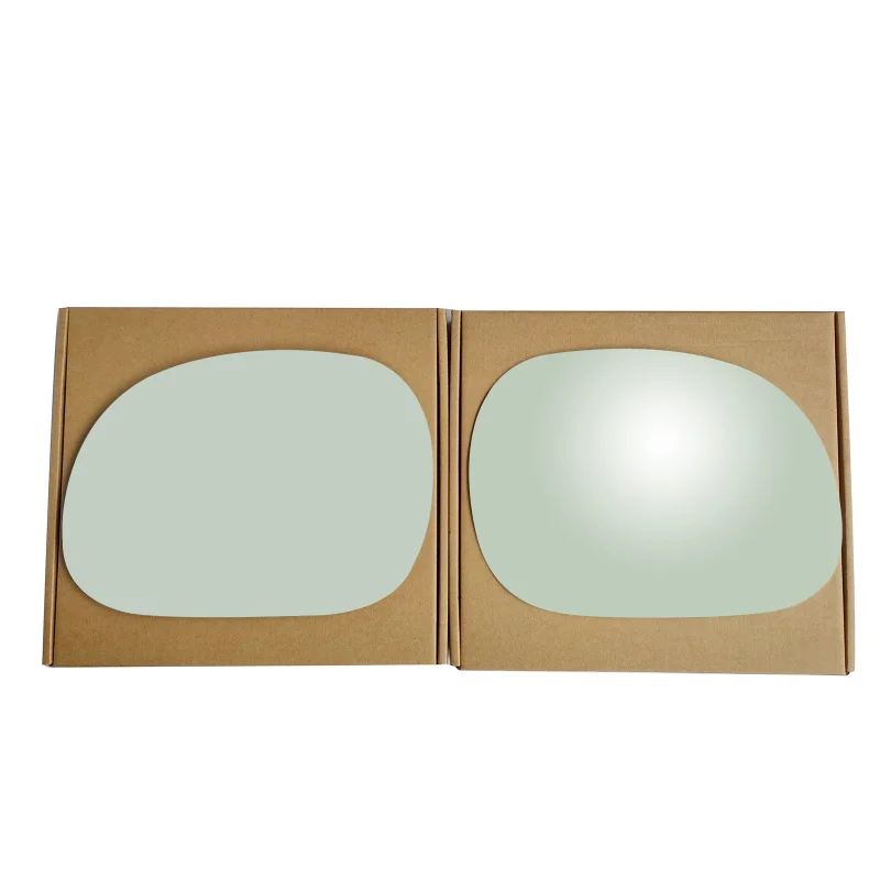 WLLW Replacement Mirror Glass for Ford 1997-2002 Expedition/1997-2003 F150/2004 F150 Heritage/1997-1999 F250/1997 F350, Driver Left Side LH/Passenger Right Side RH/The Both Sides Flat Convex M-0044