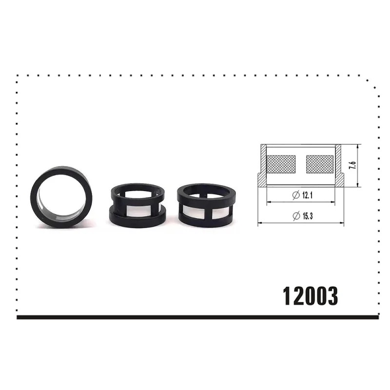 Lower Fuel Injector Filter Fit Cadillac And GMC Cars, Size: 15.3*12.1*7.6mm, Top Quality Injector Repair Kits, FL-12003