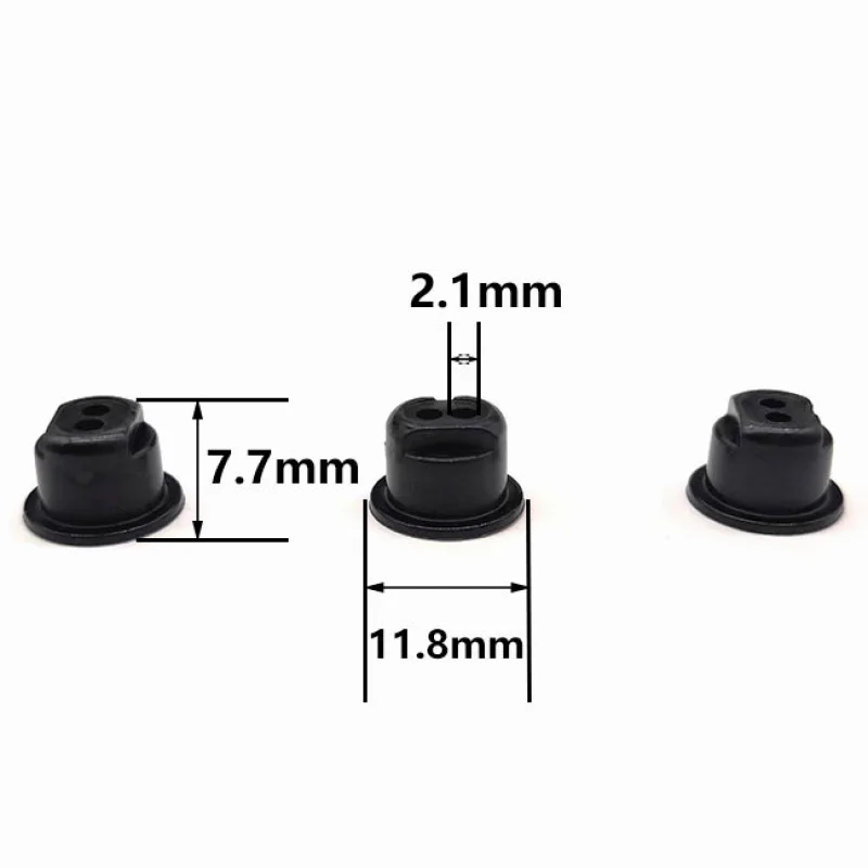 Fuel Injector Pintle Cap Plastic Part for BMW Engine System Fuel Injector Repair Kit OEM ASNU036, Size: 11.8×2.1×7.7mm PS-31013