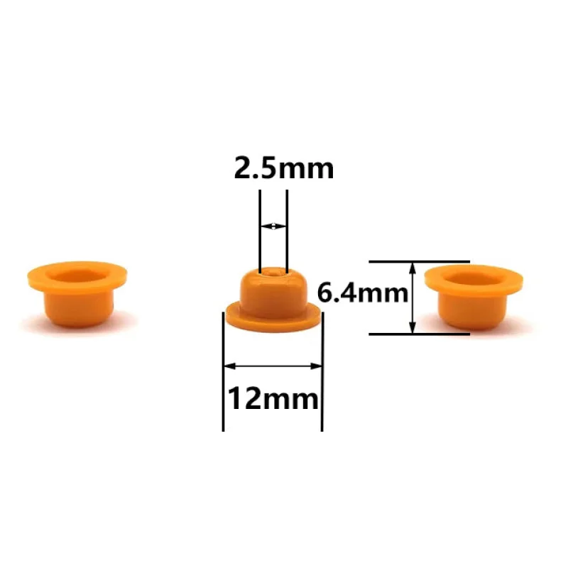 Fuel Injector Pintle Cap Plastic Part for BMW Fuel Injector Repair Kit OEM ASNU036, Size: 12×2.5×6.4mm PS-31018