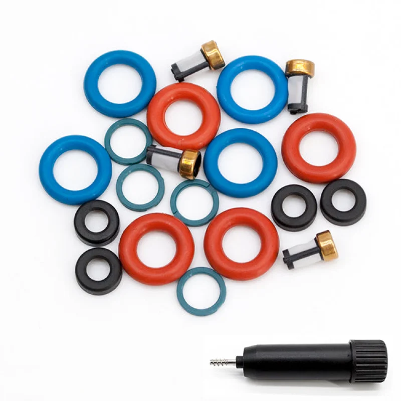 4 Set Fuel Injector Repair Seal Kit for 2007-2012 Acura RDX 2.3L 2300CC 16450RWCA01 FJ983 RK-0020