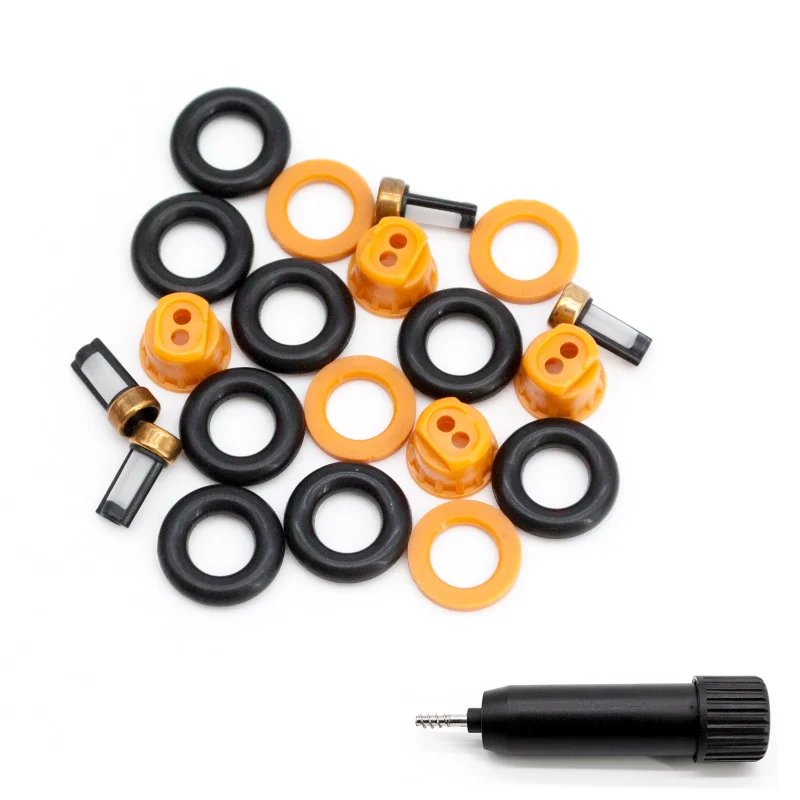 4 Set Fuel Injector Repair Seal Kit for Ford Escort Contour 2.0 l4 FJ234 RK-0003