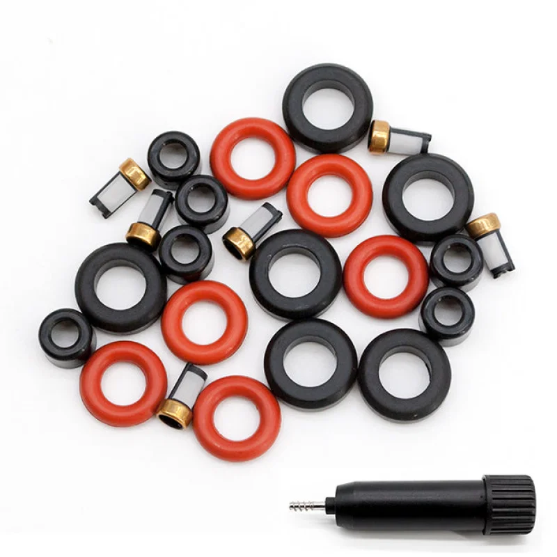 6 Set Fuel Injector Repair Seal Kit for 2007-2015 Toyota Tacoma Tundra 4.0L FJ1083 RK-0216