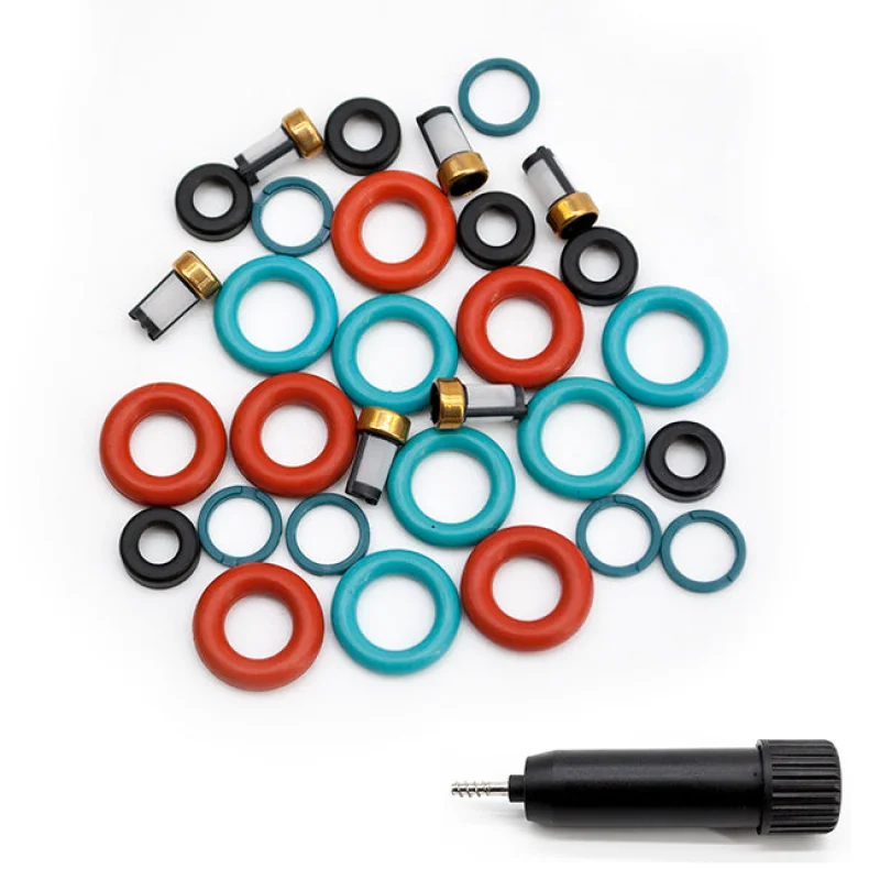 6 Set Fuel Injector Repair Seal Kit for Honda Accord Crosstour Acura MDX RDX RL TL TSX ZDX 3.7L 3.5L RK-0221