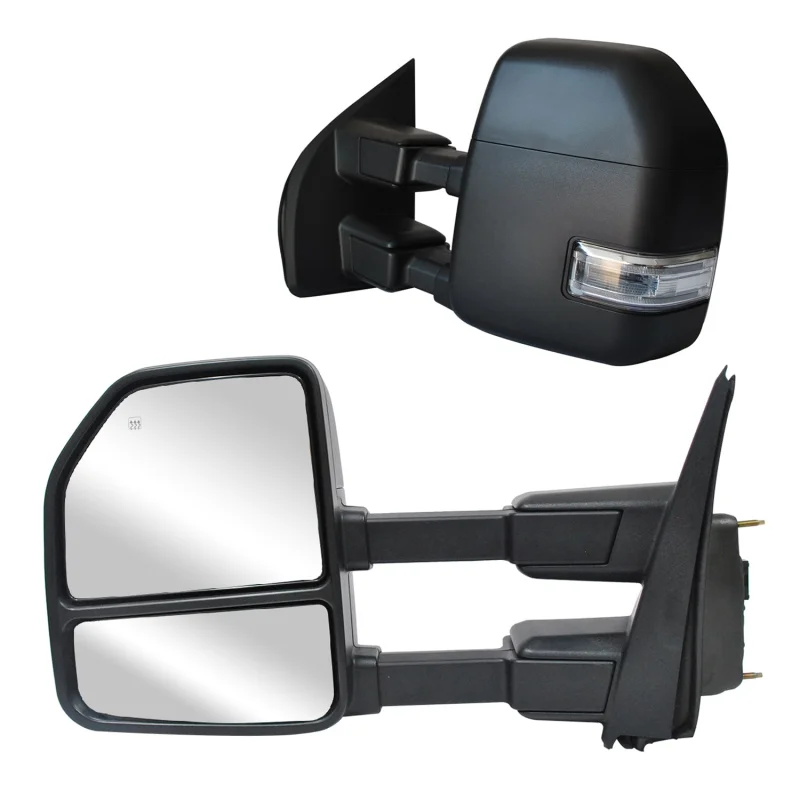 Towing Mirrors for 17-20 Ford F250 F350 F450 F550 Super Duty Power Heated Turn Signal 22 Pins 3B