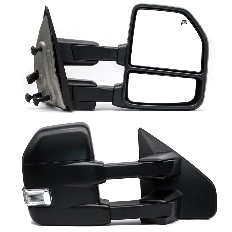 Towing Mirrors for 2004-2014 Ford F150 Power Heated Turn Signal Puddle Lamp 19B