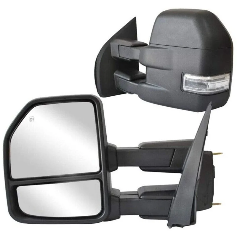 Towing Mirrors for 2015-2020 Ford F150 Pickup Power Heated Turn Signal Sensor 8 Pin 01B
