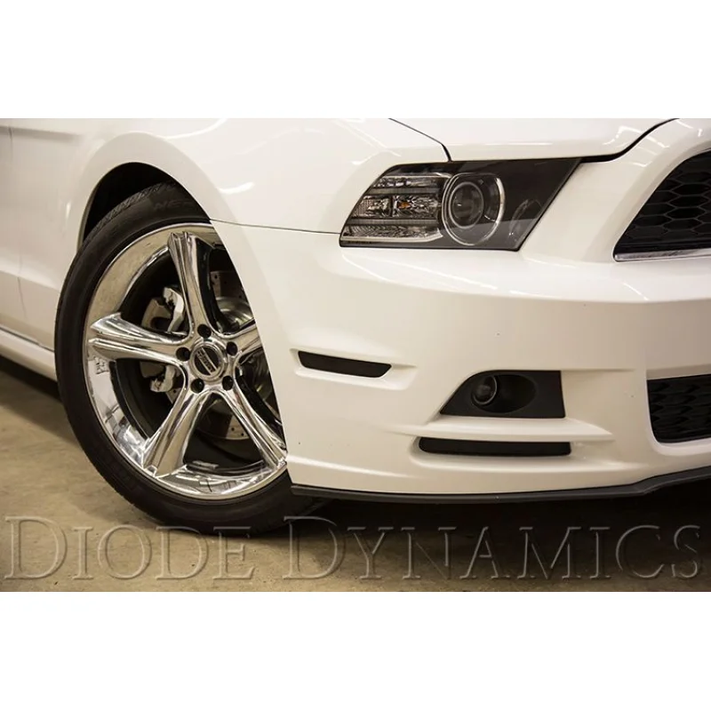 LED Sidemarkers for 2010-2014 Ford Mustang (Set) Amber-Red