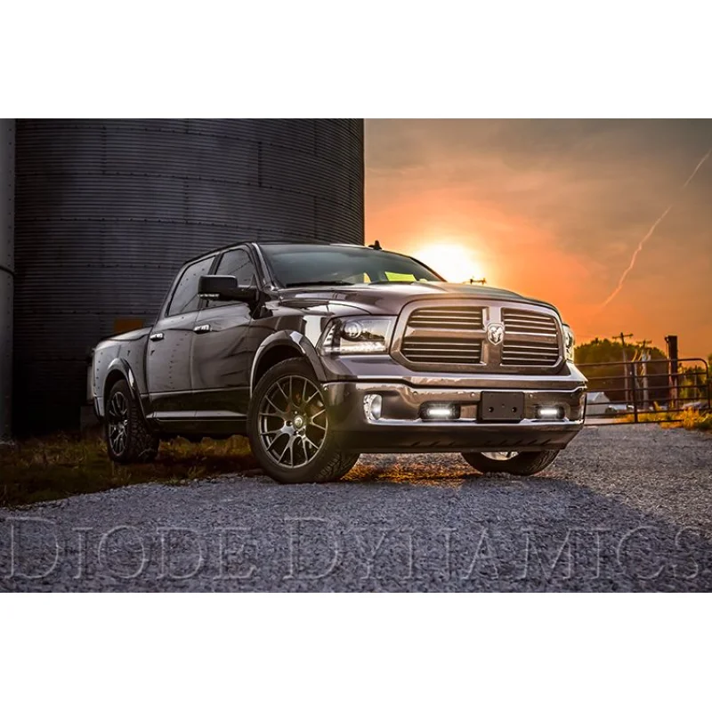 2013+ Dodge Ram Standard White LED Driving Light Kit