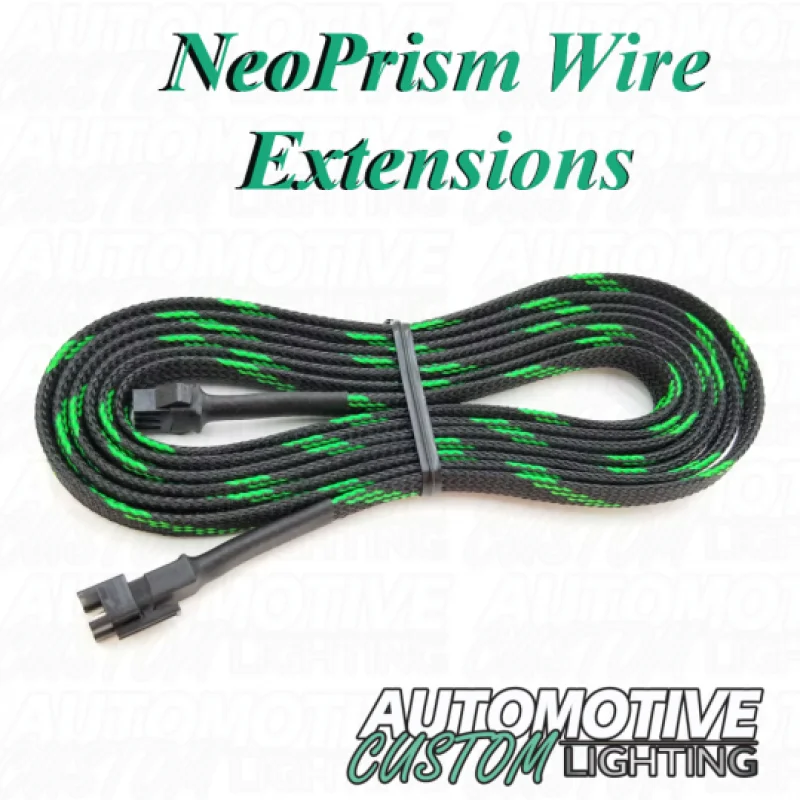 NeoPrism Wire Extension Male/Female 3 Pin JST Connector   Priced as each