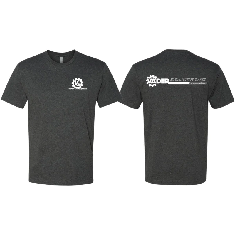 VS-Performance Apparel T-Shirts Charcoal w/ White Logo