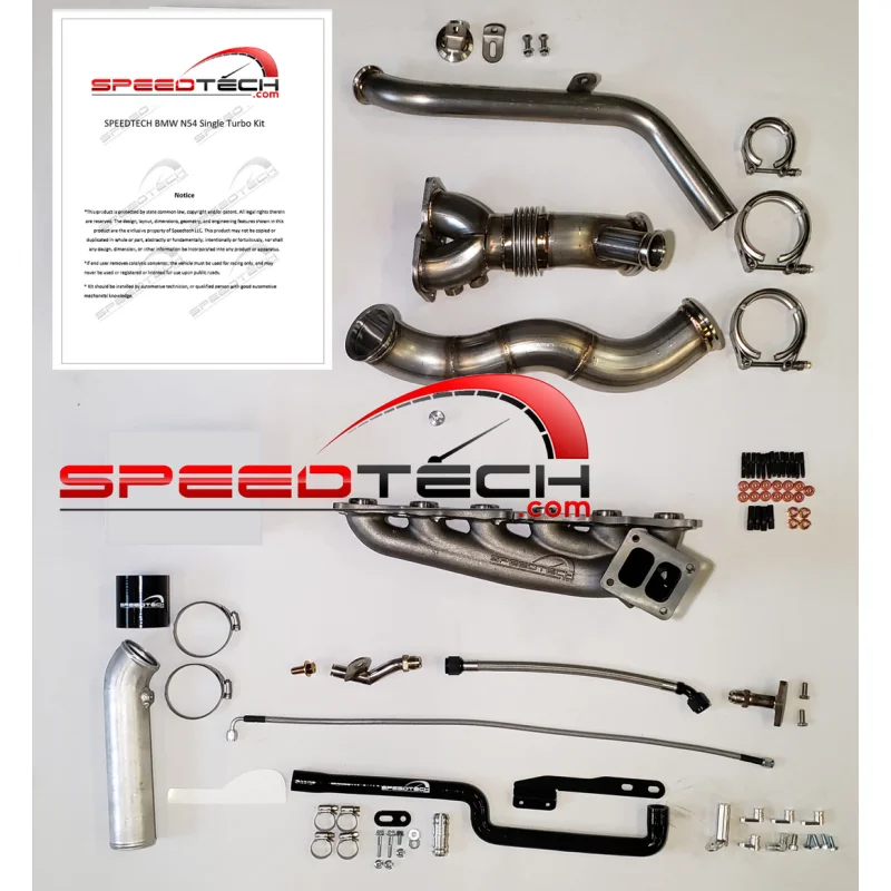 SPEEDTECH N54 NO TURBO OPEN DUMP WASTEGATE TOP MOUNT KIT