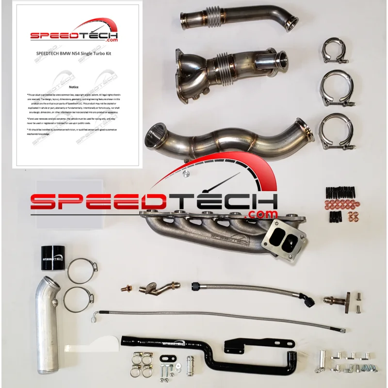 SPEEDTECH N54 NO TURBO RECIRCULATING WASTEGATE TOP MOUNT KIT